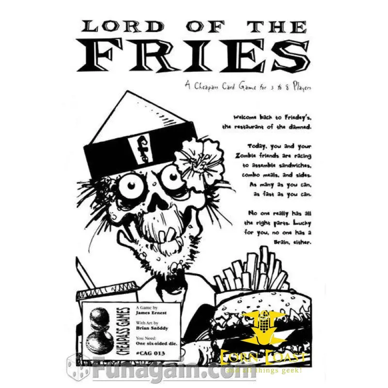Lord Of The Fries Envelope Edition Cheapass Games Out Of Print. 1