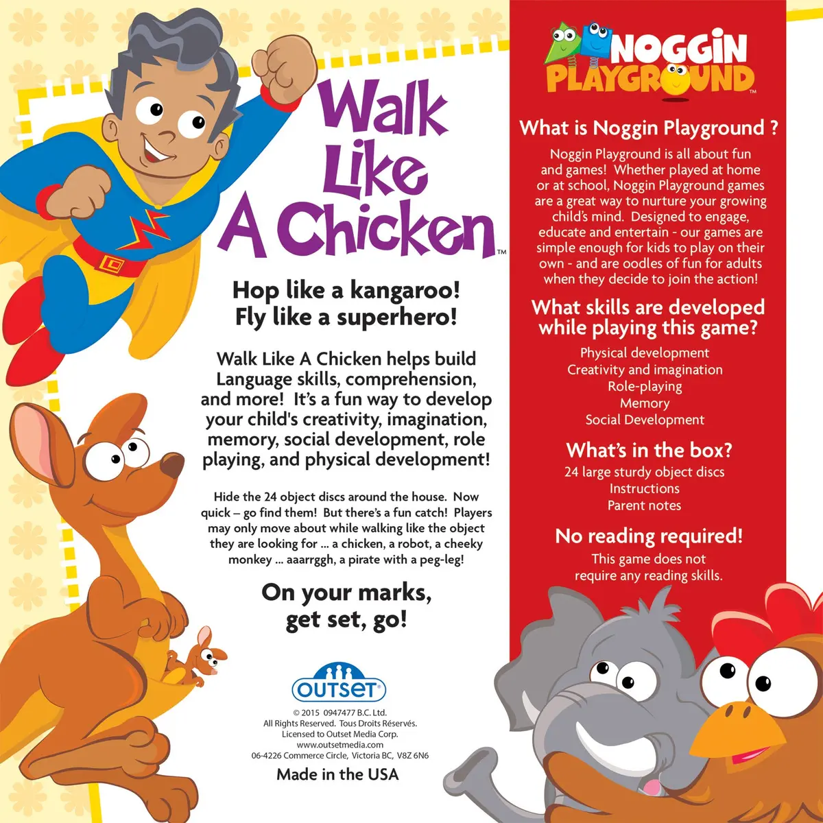 Walk Like A Chicken Board Game For Ages 3+ 2