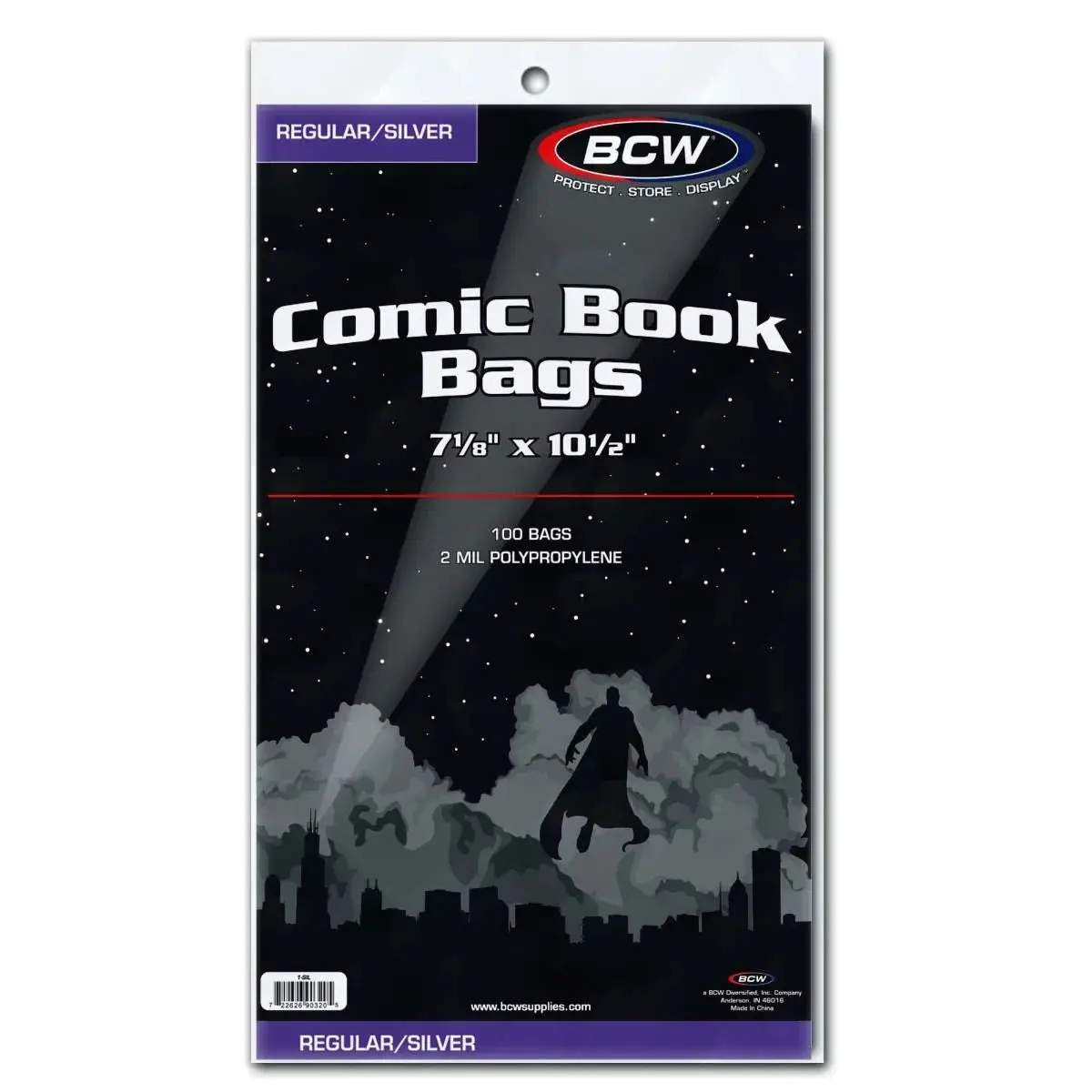 Silver/Regular Comic Bags (Pack Of 100) 1