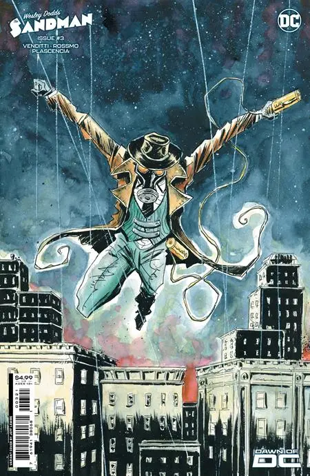 Wesley Dodds The Sandman (Vol 1) #3 (Of 6) Cvr B Jeff Lemire Card Stock Var Nm 1