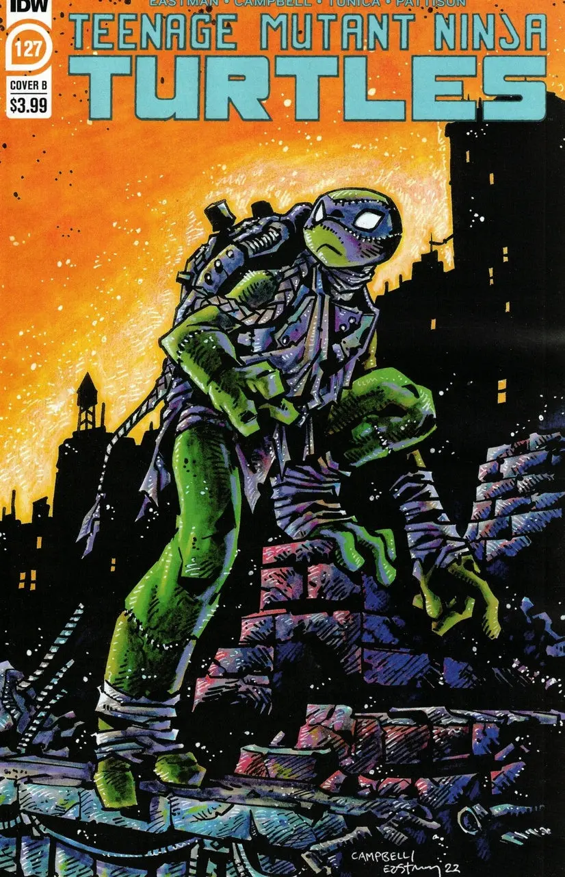 Tmnt Ongoing #127 Cvr B Eastman Nm 1