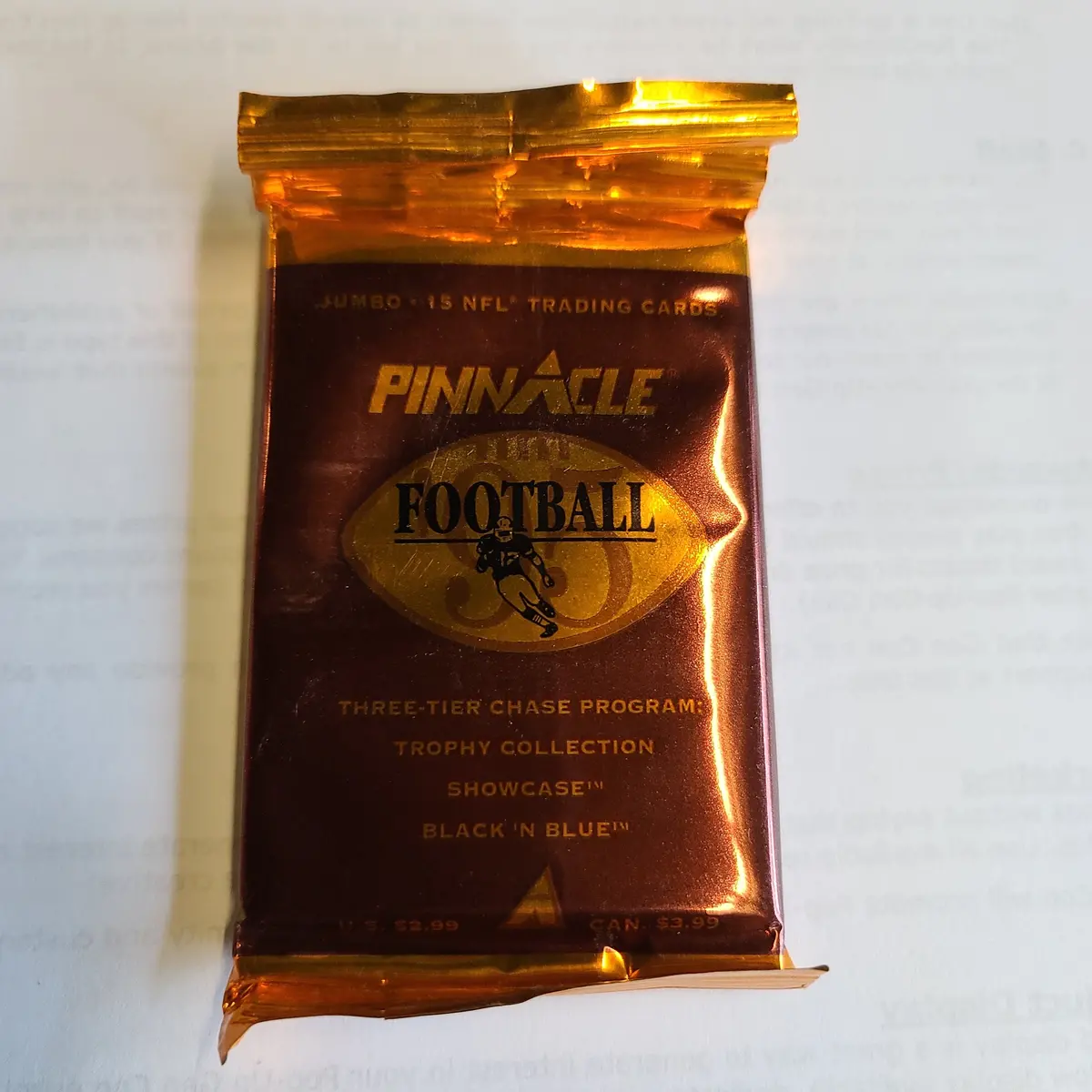 1995 Pinnacle Hobby Nfl Football Box Sealed Packs 1