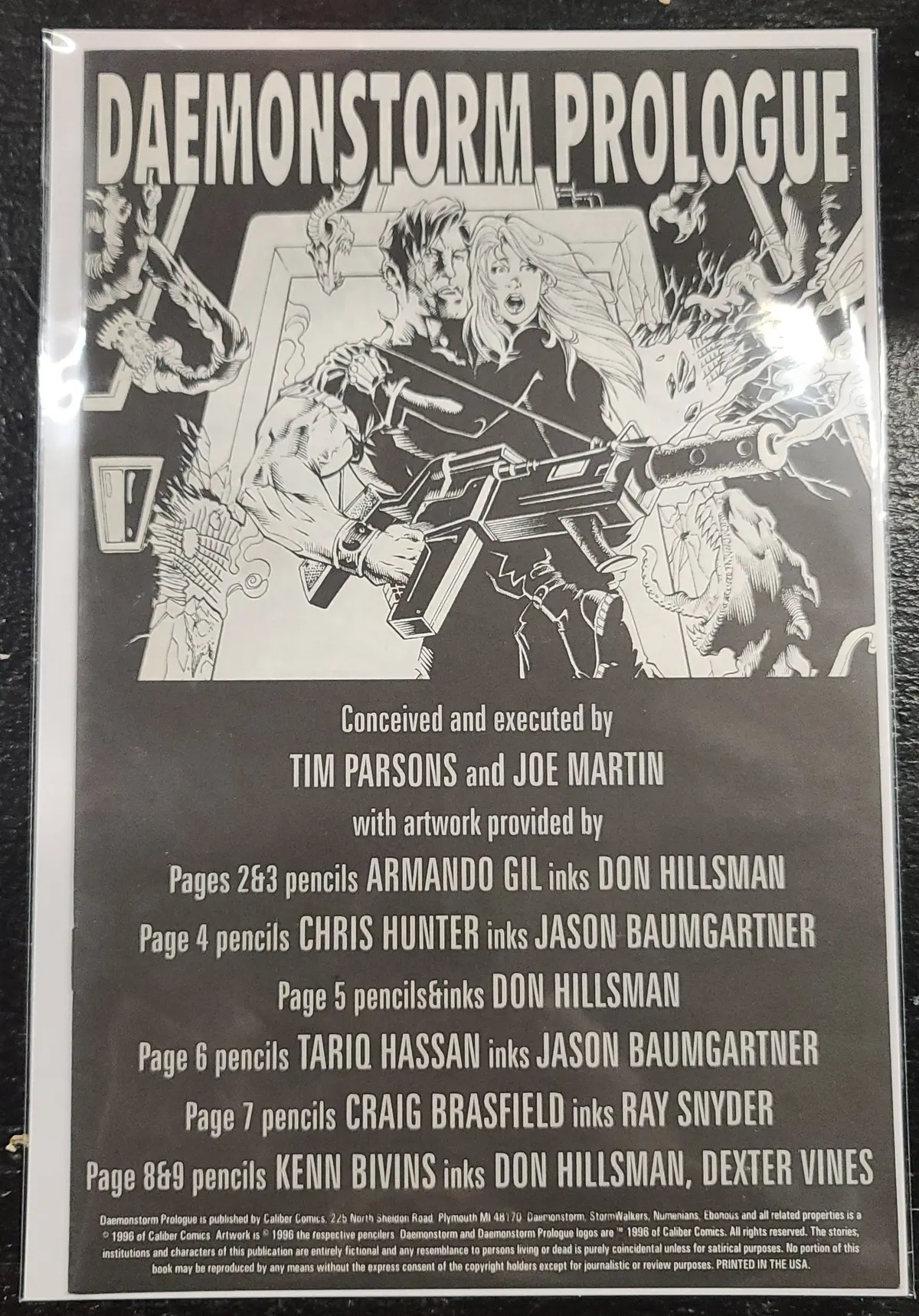 Daemonstorm Prologue 1996 Ashcan Promo 1