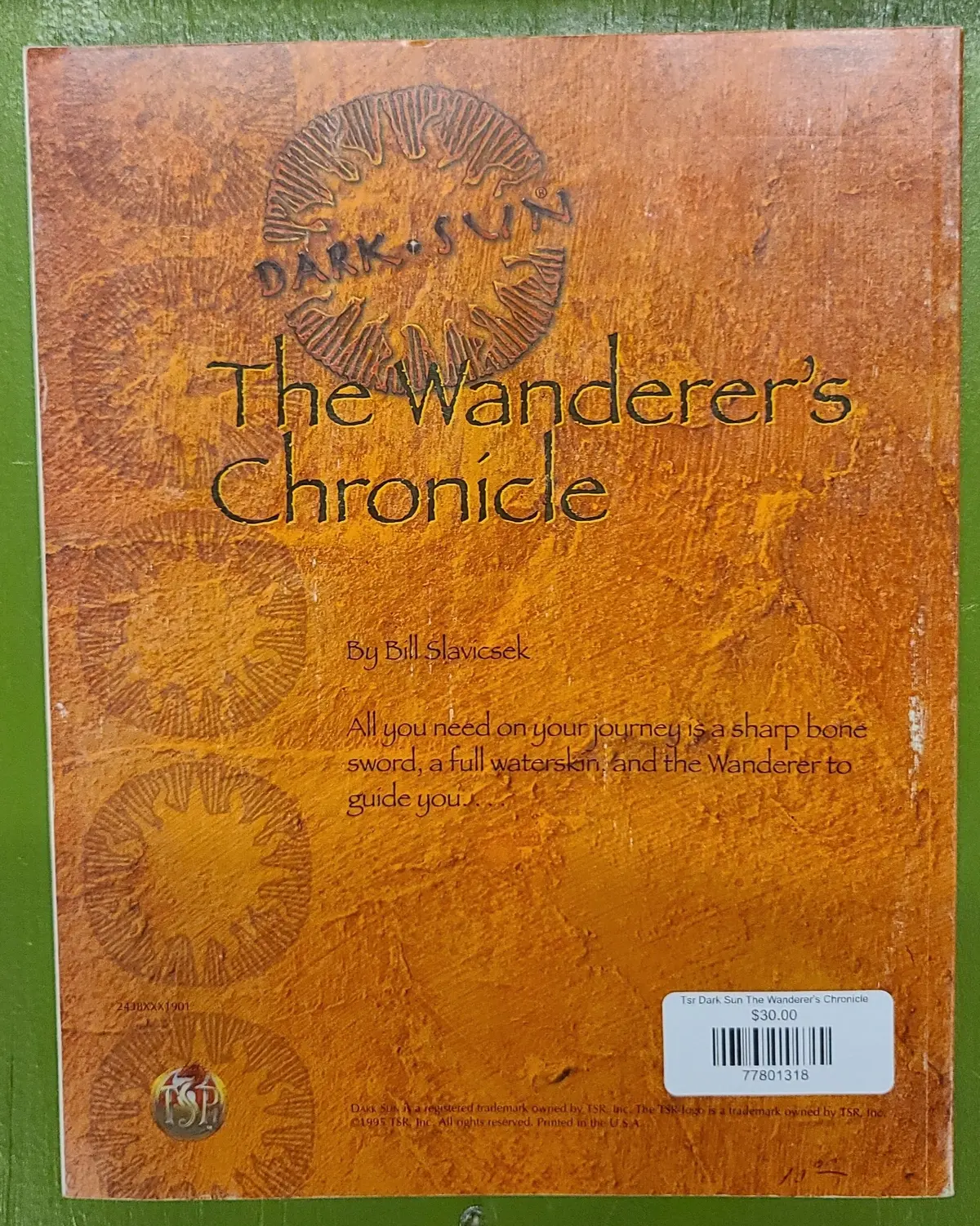 Tsr Dark Sun The Wanderer's Chronicle 2
