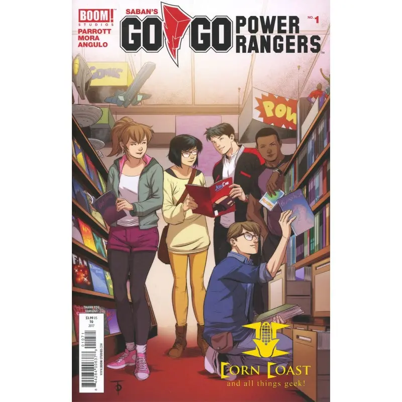 Sabans Go Go Power Rangers #1 Cover H Incentive Marcus To Thank You Variant Cover Nm 1