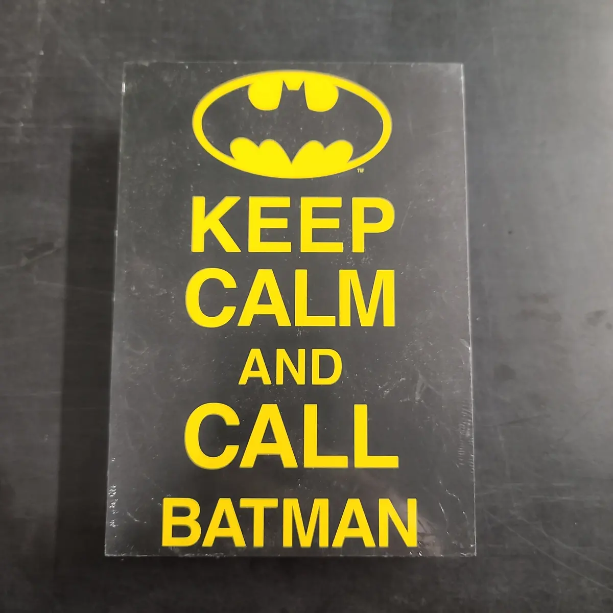 Keep Calm And Call Batman Art On Canvas 1