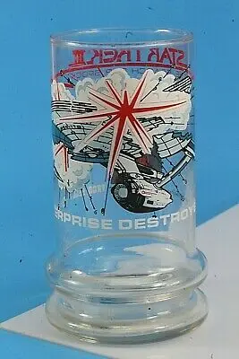 Enterprise Destroyed 1984 Taco Bell Glass 1