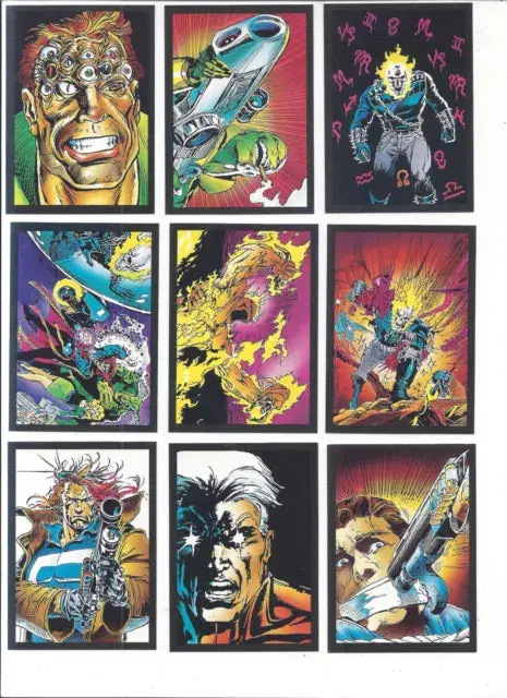 1992 Ghost Rider Ii Complete Base Card Set 1