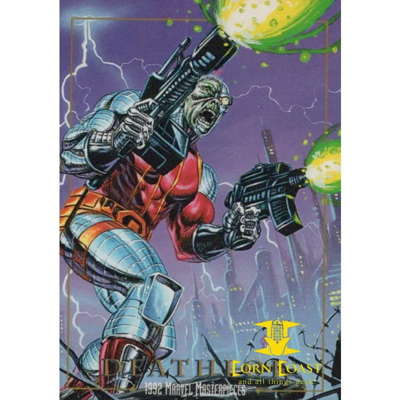 1992 Marvel Masterpieces Sky Box Deathlok #28 1