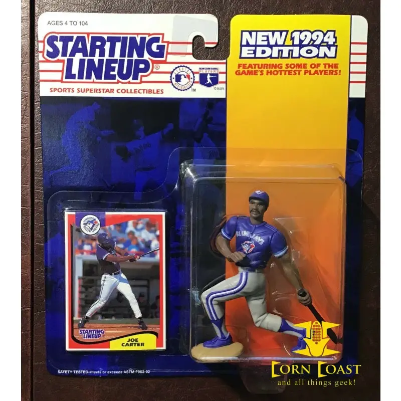 1994 Edition Kenner Starting Lineup Joe Carter Toronto Blue Jays Mlb 1