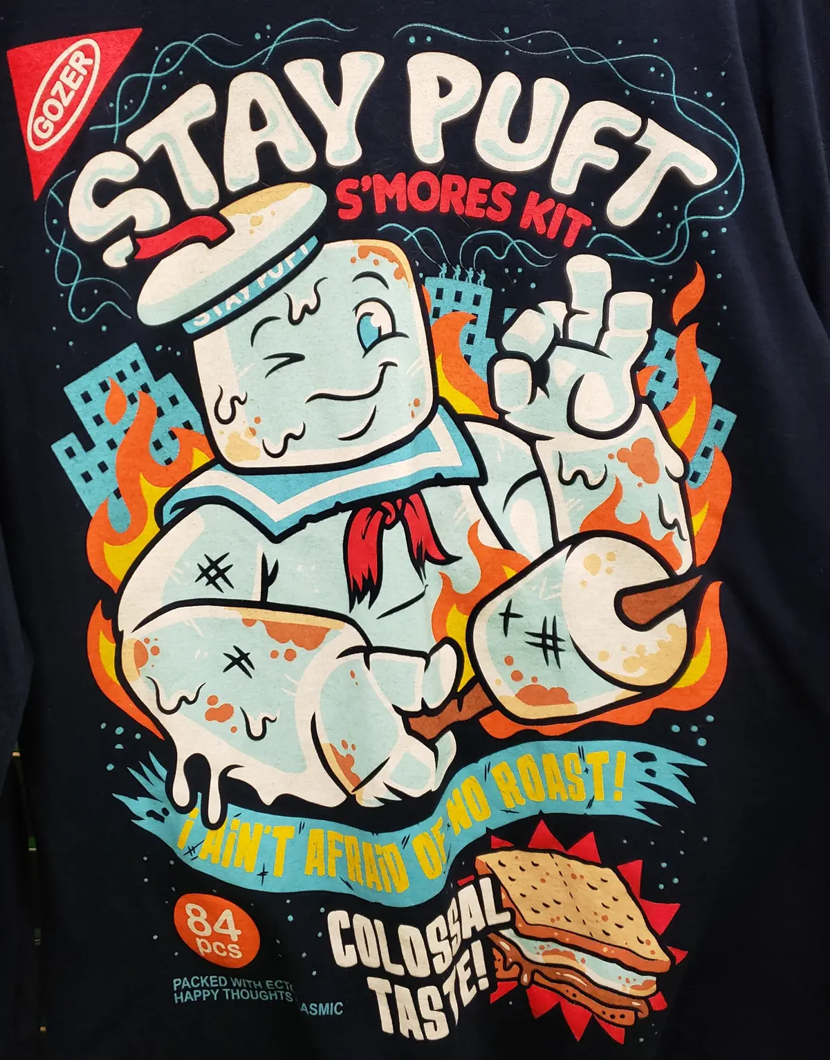 Loot Crate Ghostbusters Stay Puft Long Sleeve T-Shirt Size M 2
