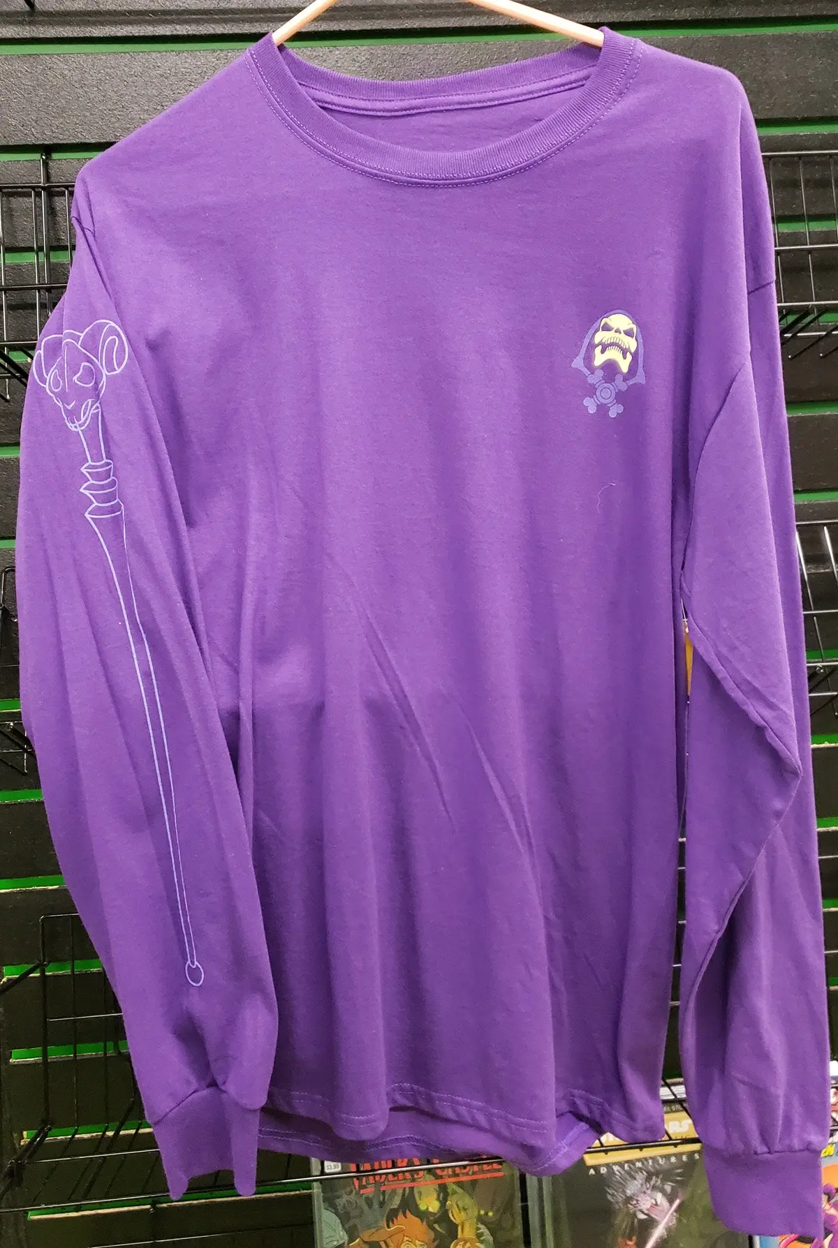 Masters Of The Universe Skeletor Long Sleeve T-Shirt Size M 1