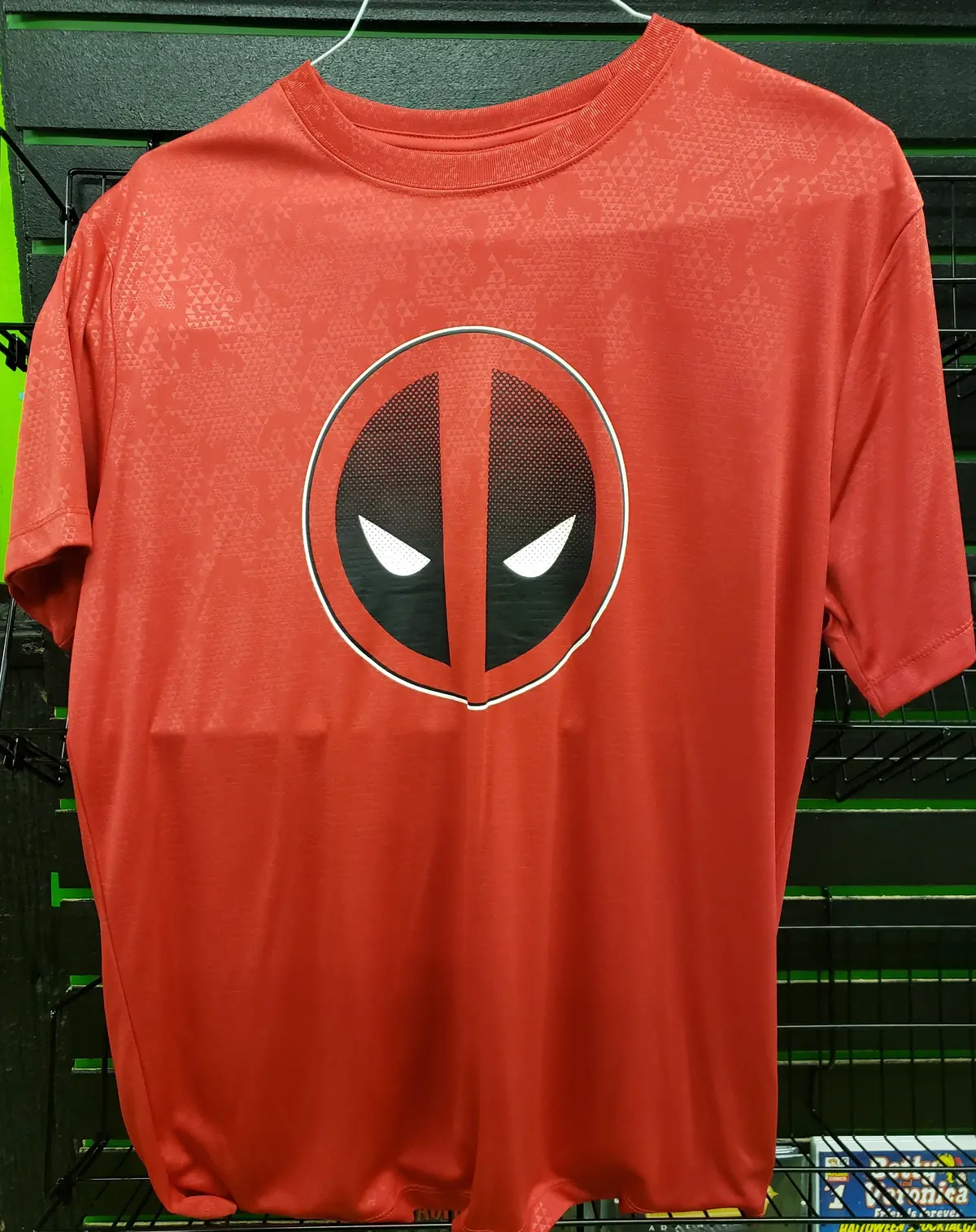 Deadpool Red Polyester T-Shirt Size L 1