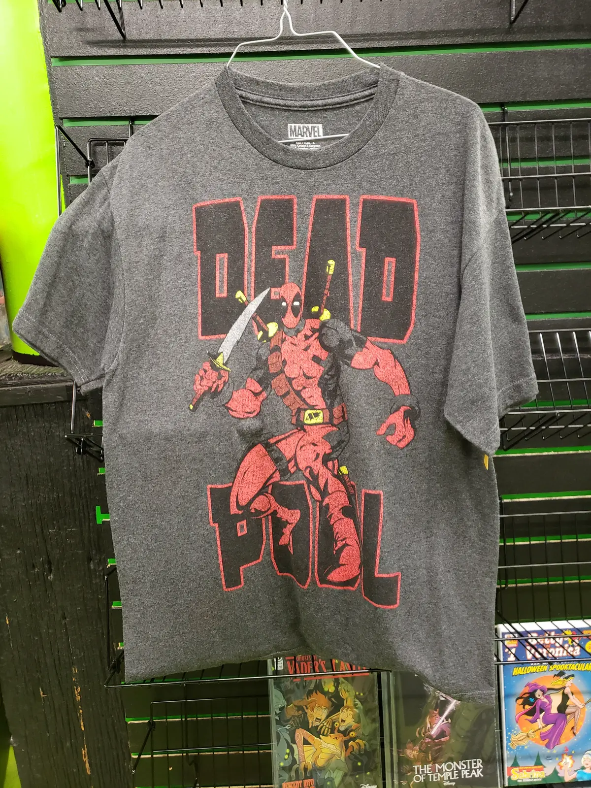 Deadpool Dark Gray T-Shirt Size L 1