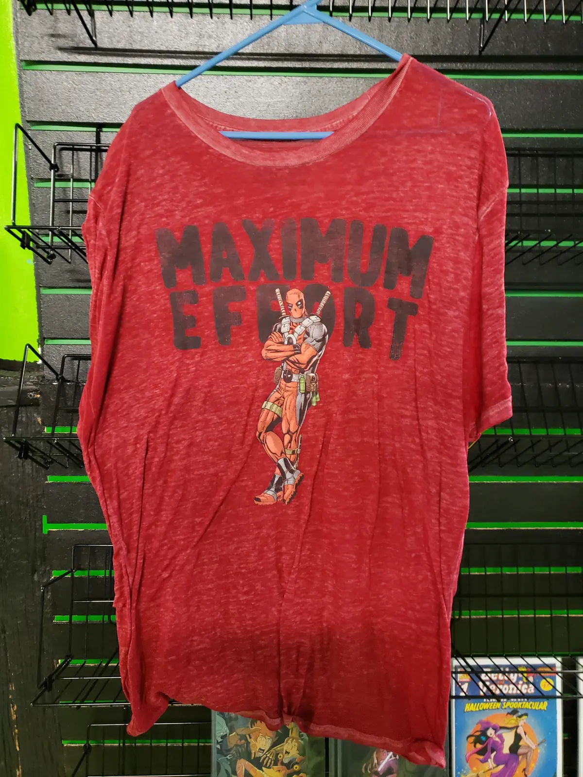 Deadpool "Maximum Effort" Shirt Size Xl 1