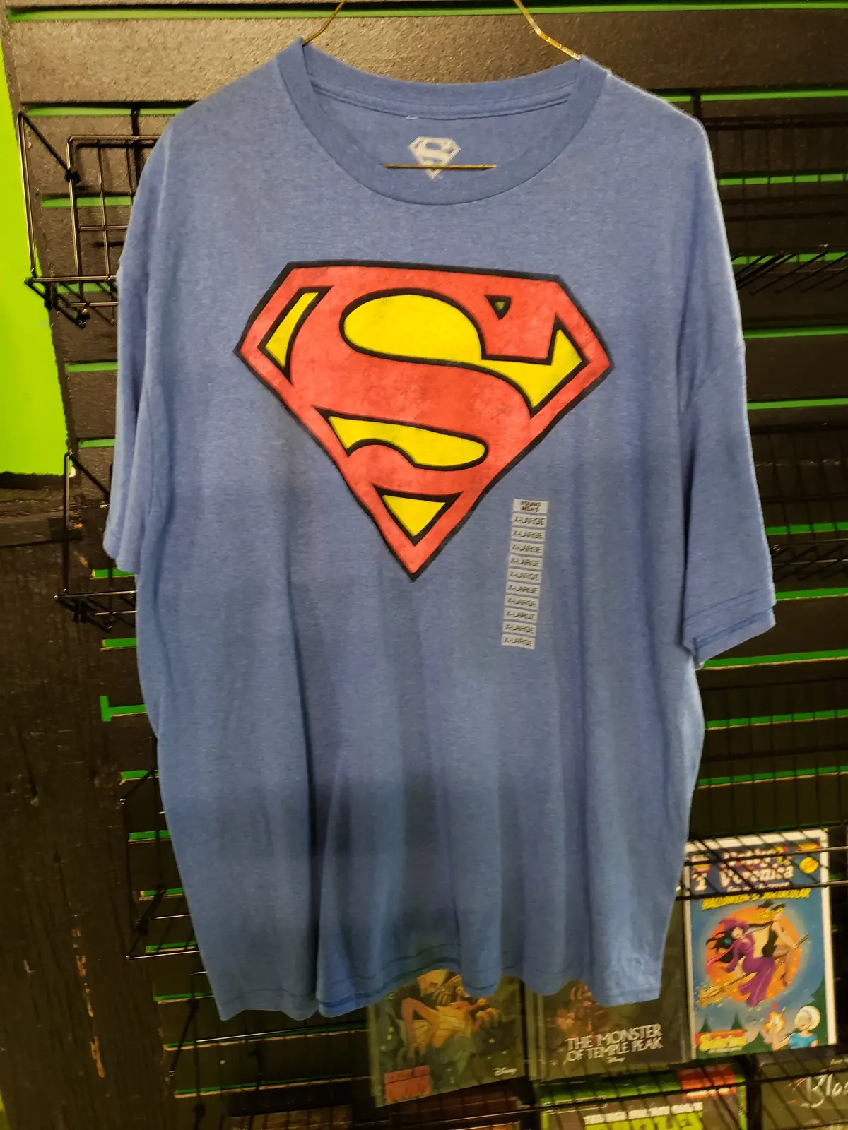 Superman Symbol Blue Shirt Size Xl 1