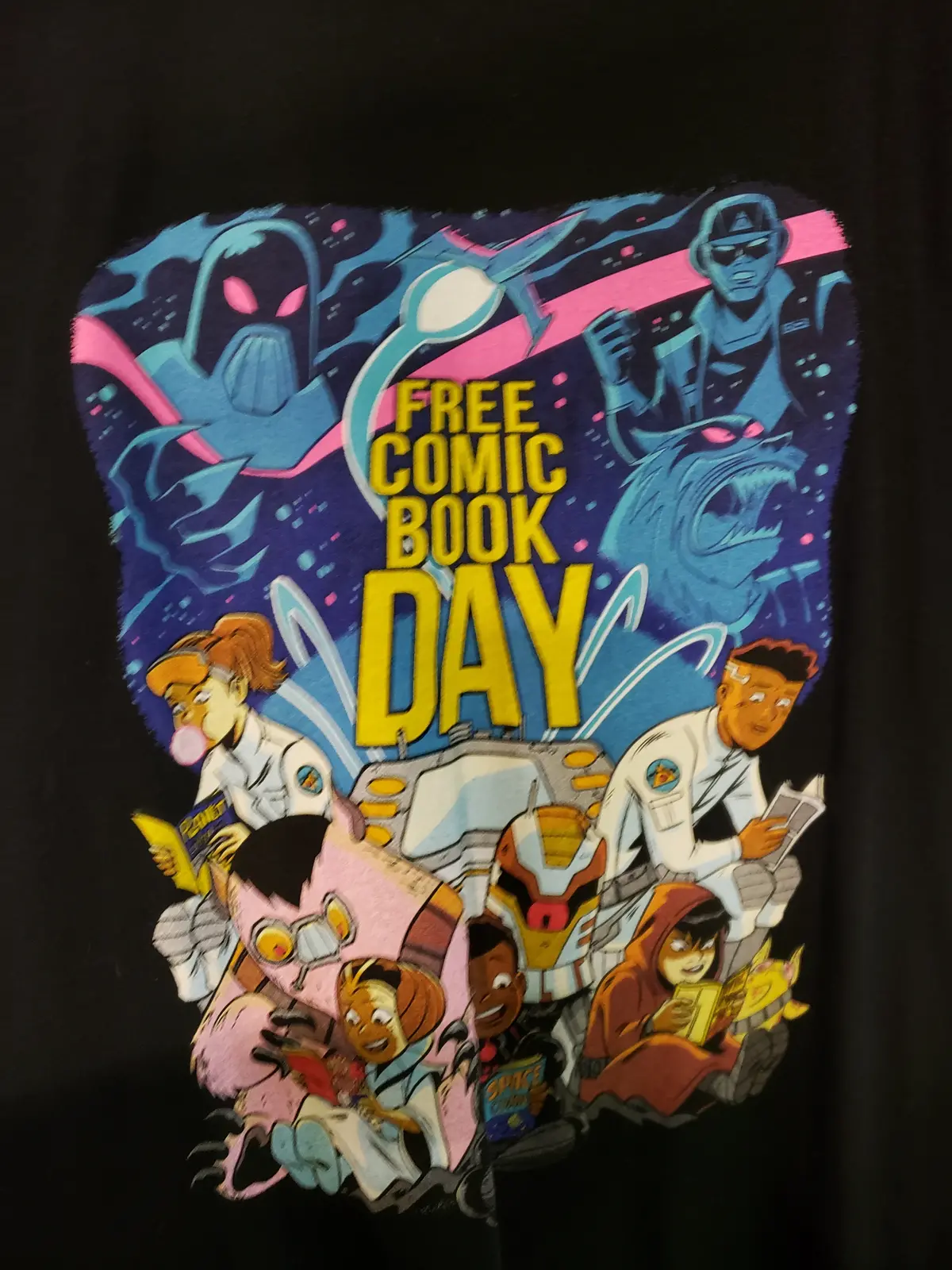 Free Comic Book Day Sci-Fi Themed Shirt Size Xl 1