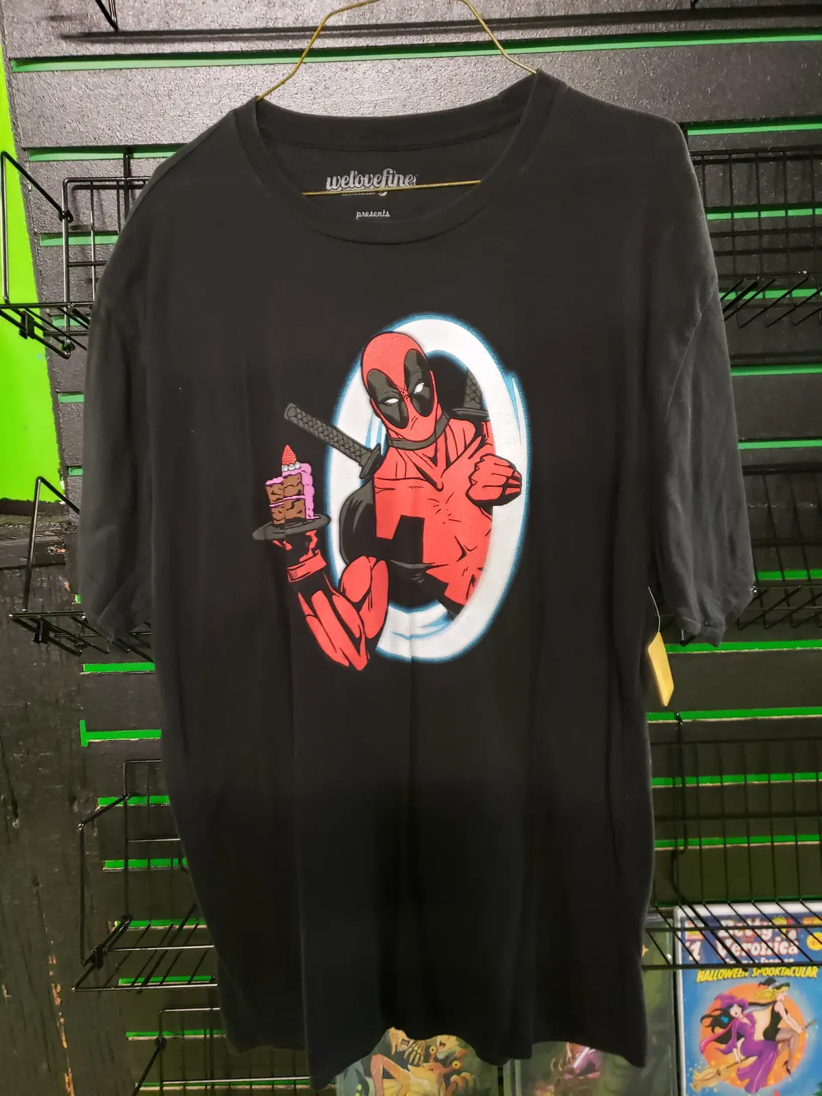 Deadpool With Birthday Cake Shirt Size Xl 1