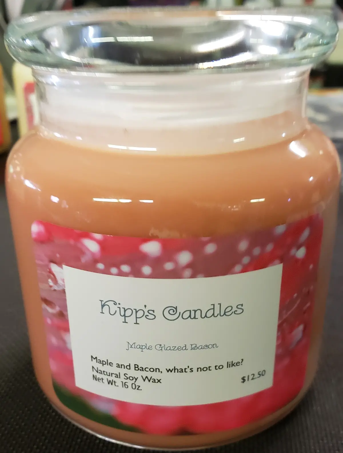 Maple Glazed Bacon Double Wick 16 Oz Candle 1