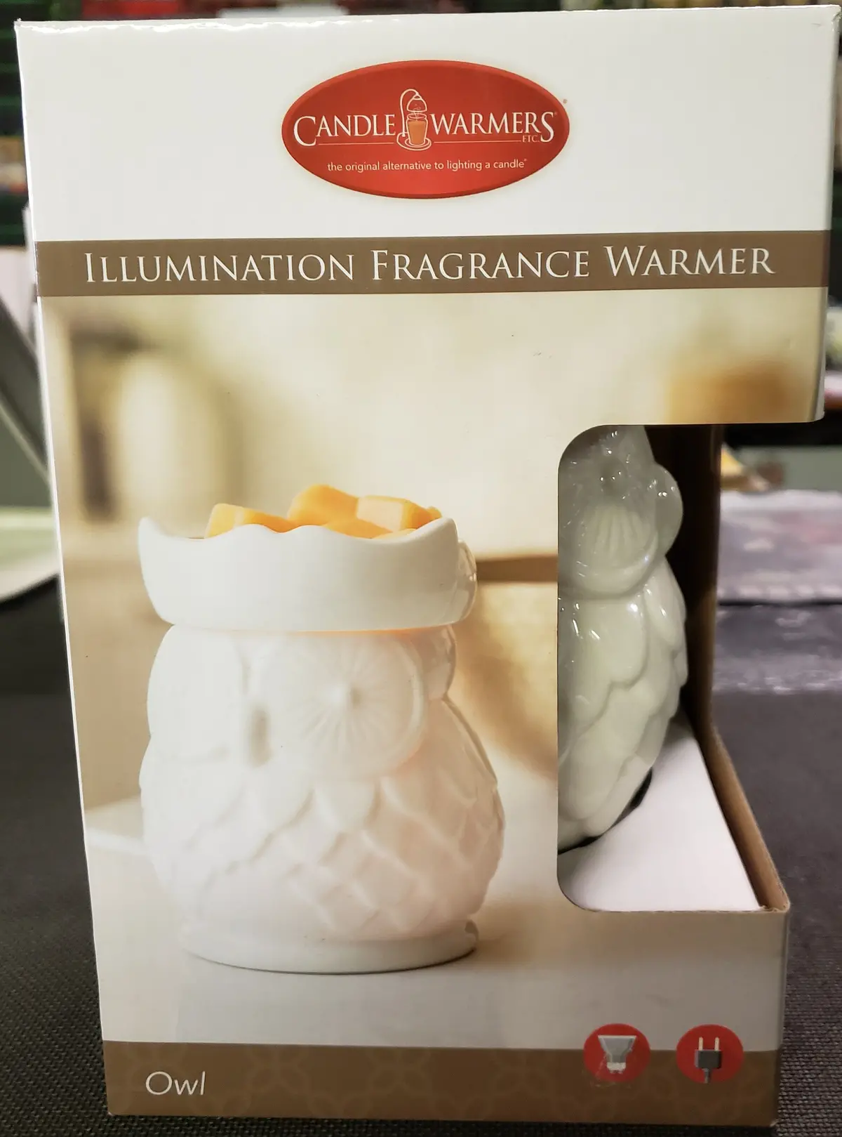 Owl Shaped Wax Cube Warmer 1