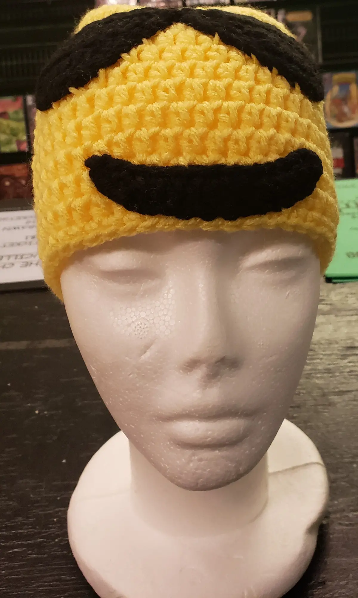 Sunglasses Smiling Emoji Child Knitted Winter Hat 1