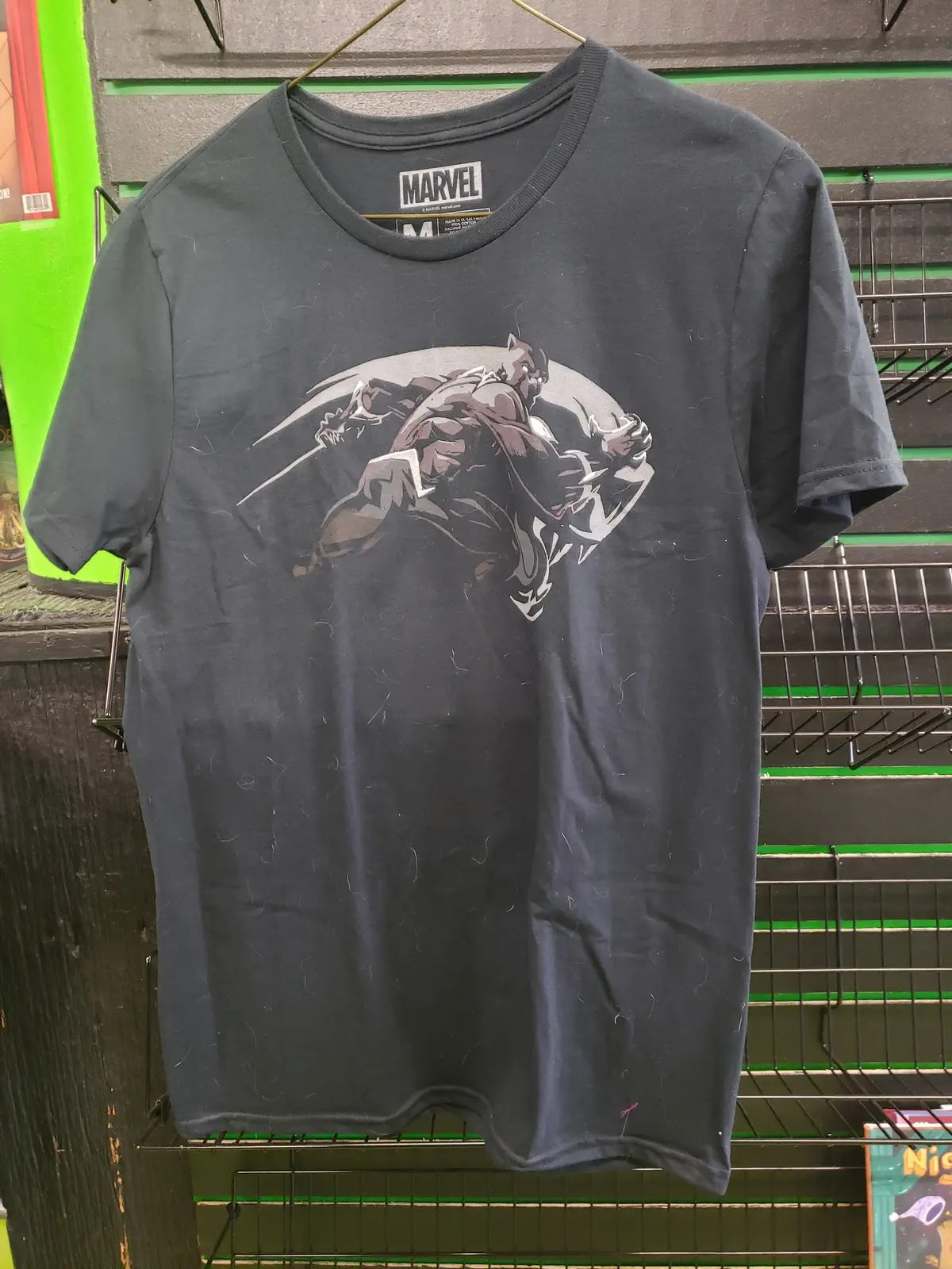 Black Panther Running T-Shirt Size M 1