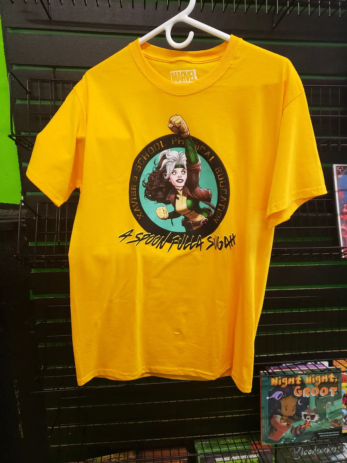 X-Men Rogue Yellow T-Shirt Size M 1