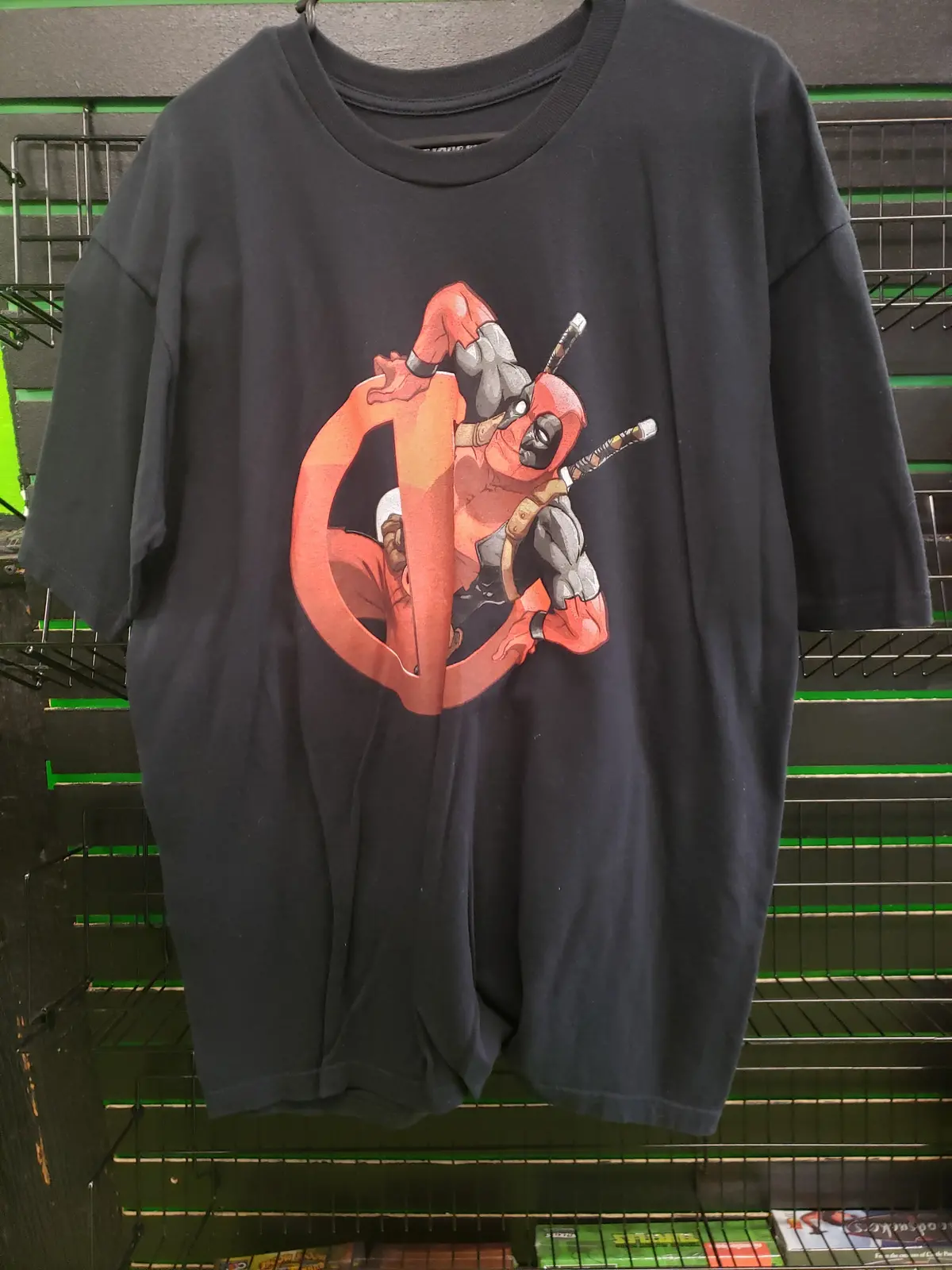 Deadpool Peace, Love, And Chimis Gray Shirt Size Xl 1