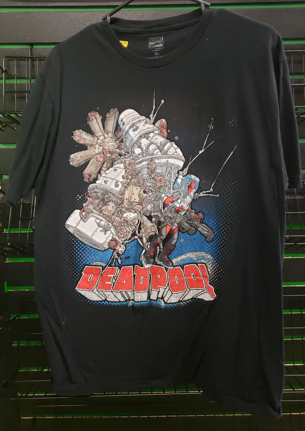 Deadpool In Space Suit With Giant Gun Shirt Size Xl 1