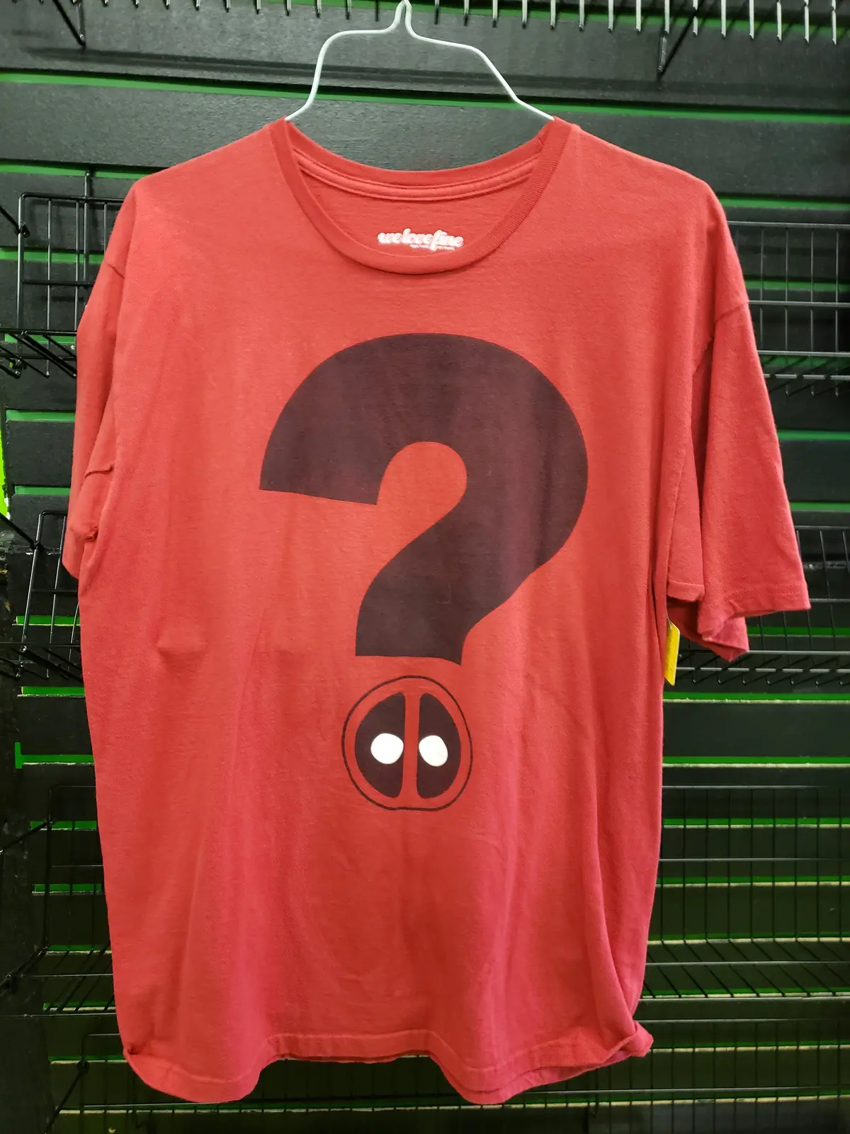 Deadpool Question Mark Shirt Size Xl 1