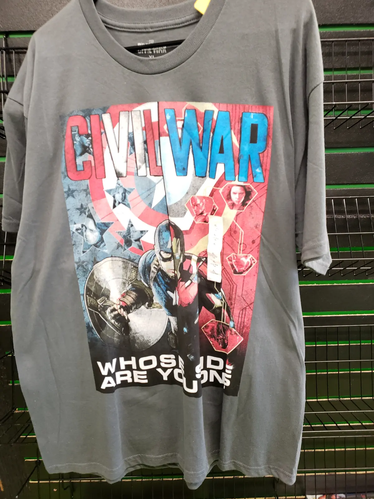 Captain America Civil War Shirt Size Xl 1