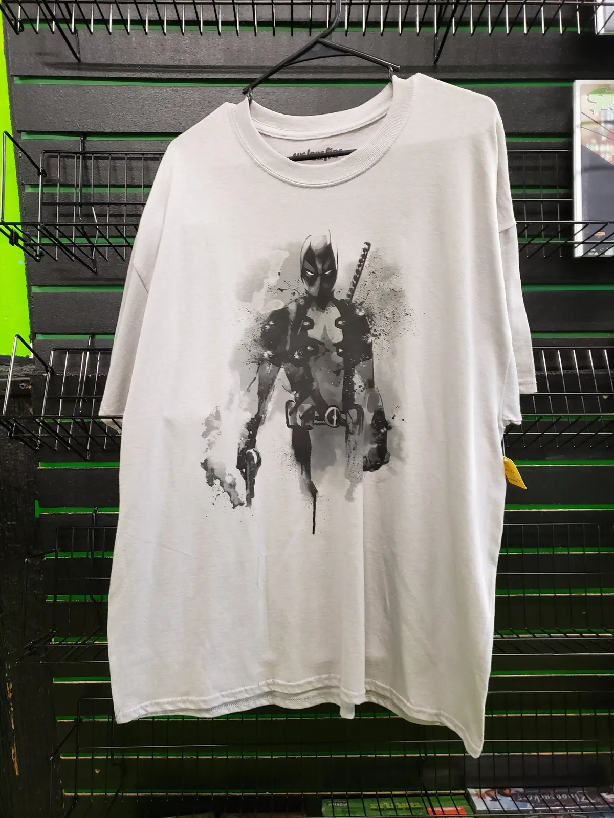 Deadpool Gray And Black Shirt Size Xl 1