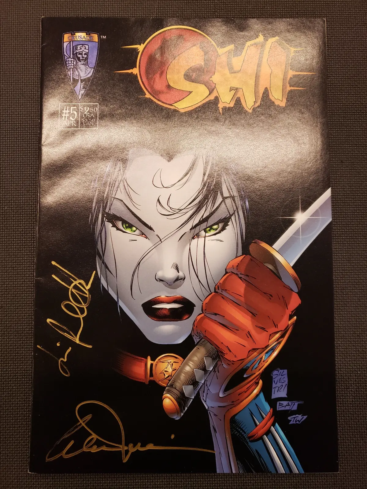 Shi: Way Of The Warrior #5 Autographed Vf 1