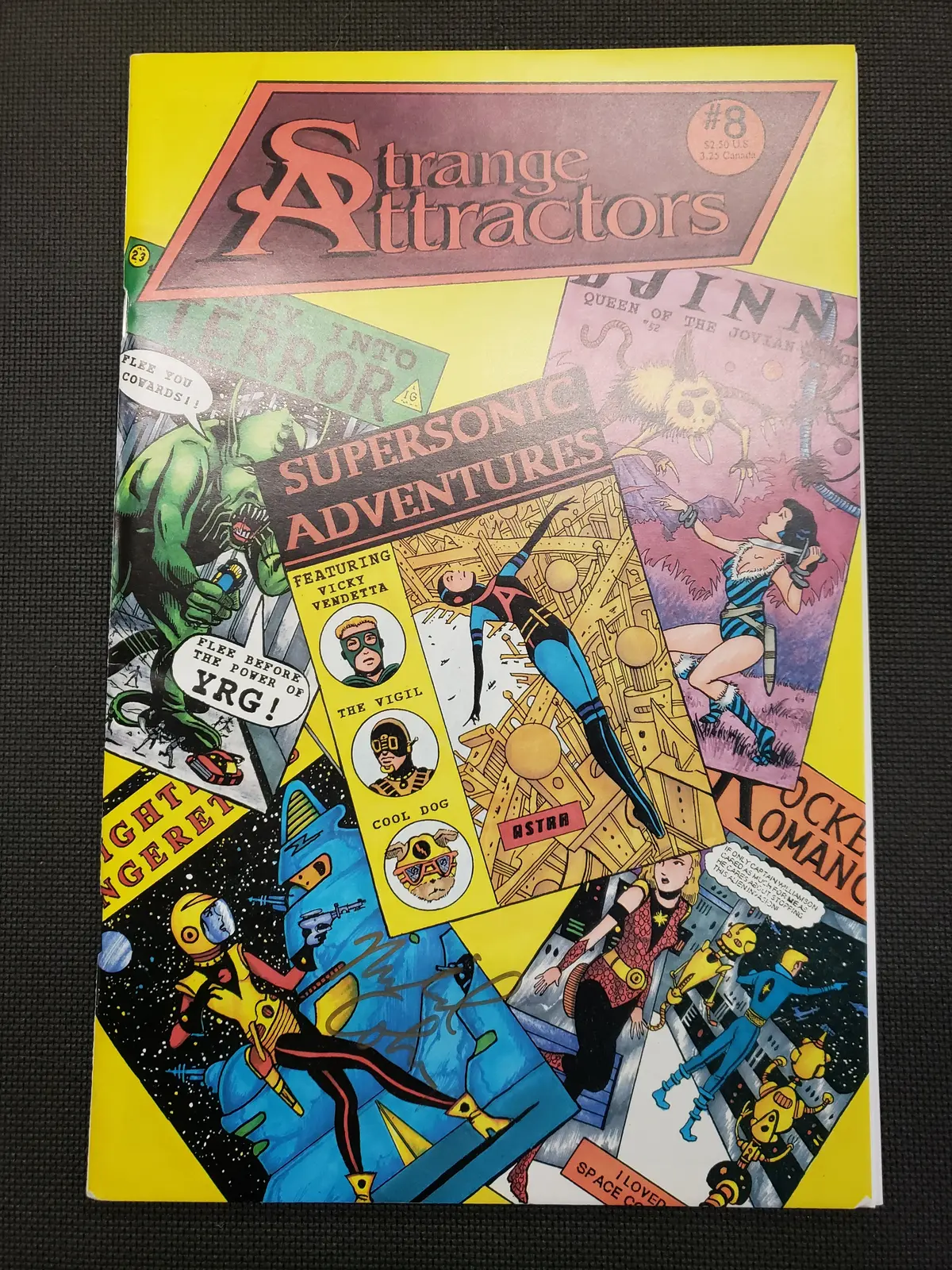 Strange Attractors (Vol 1) #8 Signed Nm 1