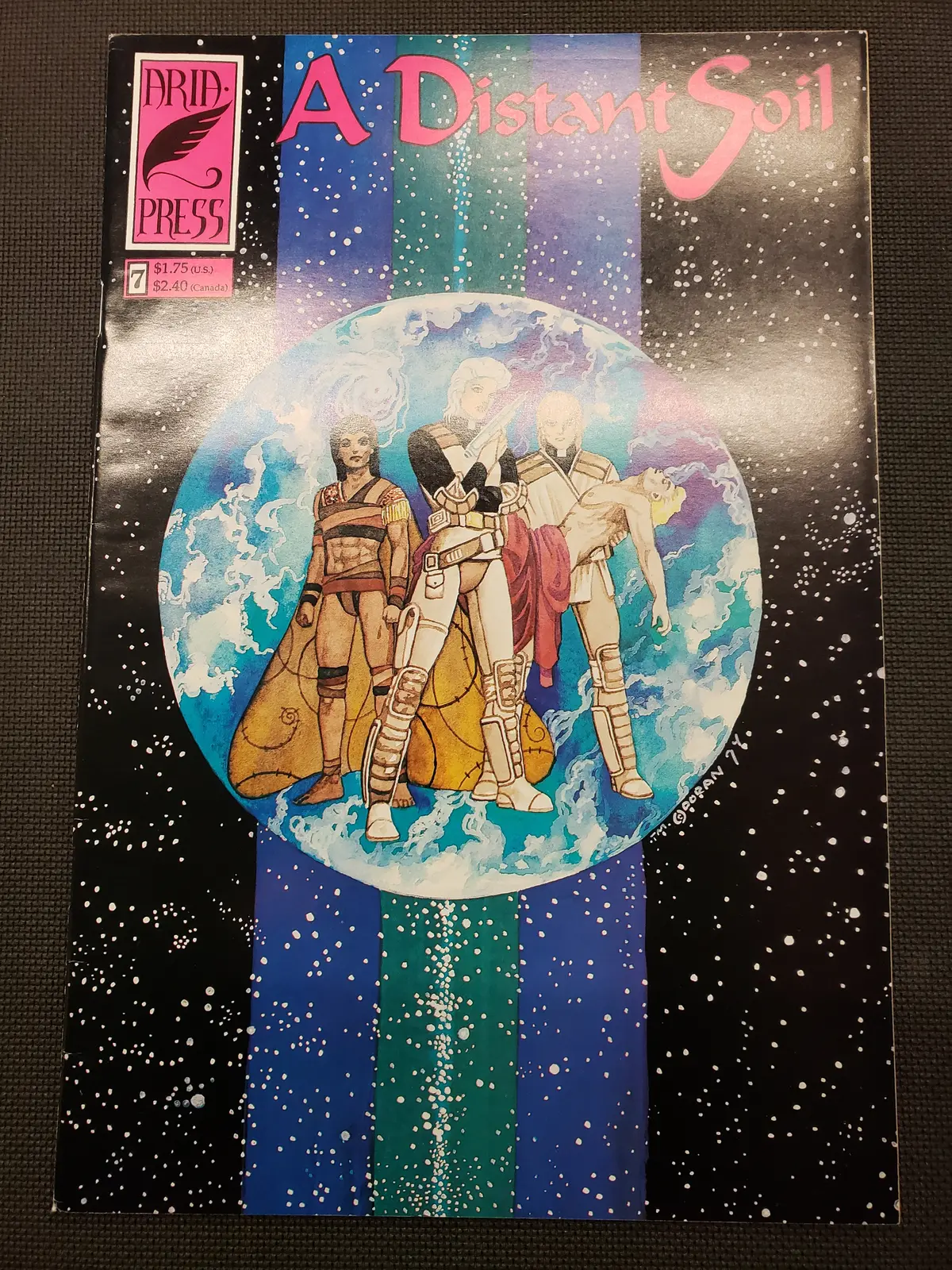 A Distant Soil #7 Autographed Nm 1