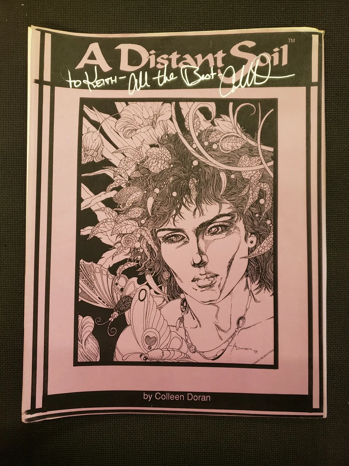 A Distant Soil Autographed Mini Poster By Colleen Doran 1