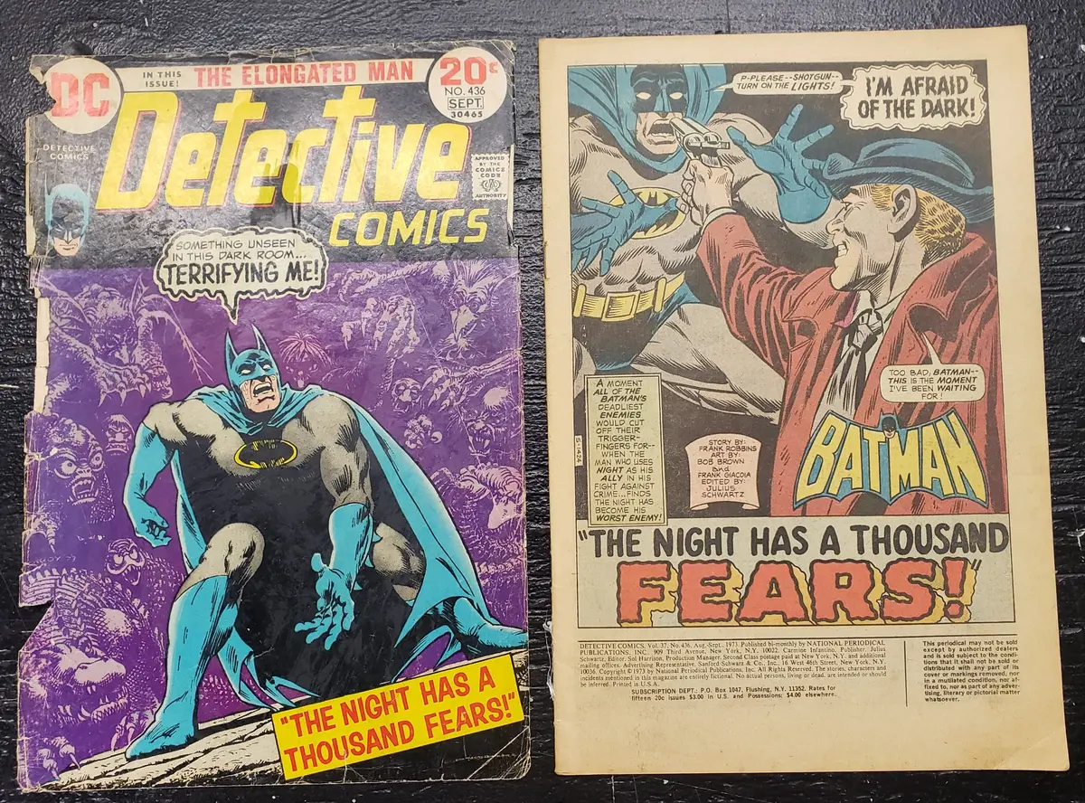 Detective Comics (Vol 1) #436 Fr 1