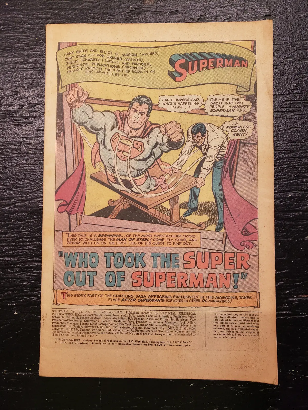 Superman (Vol 1) #296 Fr 1