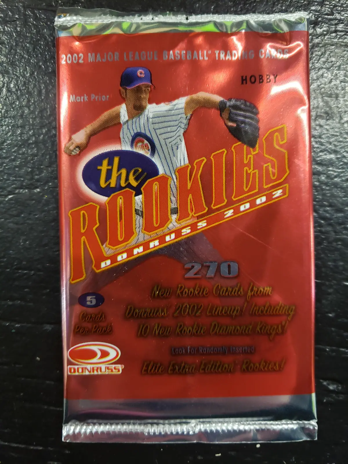 2002 Donruss The Rookies Baseball Cards Pack 1
