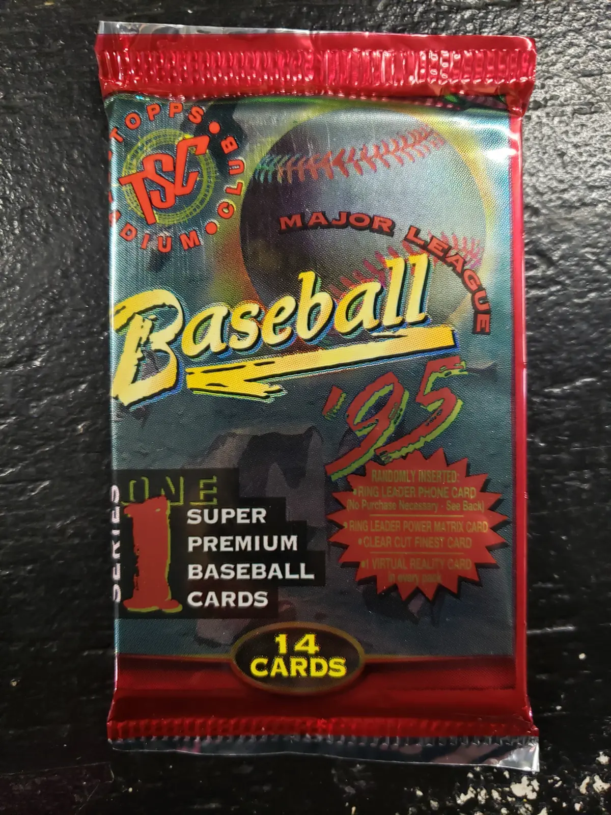 1995 Topps Stadium Club Baseball Mlb Card Pack 1