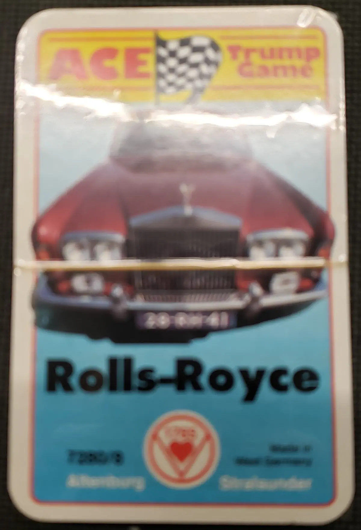Ace Trump Game Rolls-Royce Sealed Pack 1