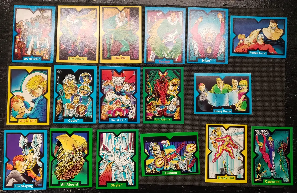 1991 X-Force Complete Card Set 1
