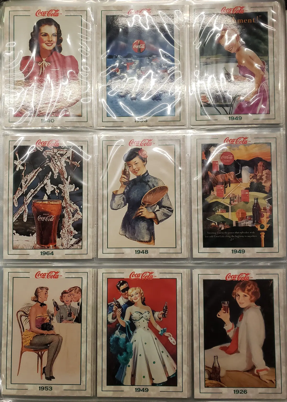 1994 Coca-Cola Complete Trading Card Set 1