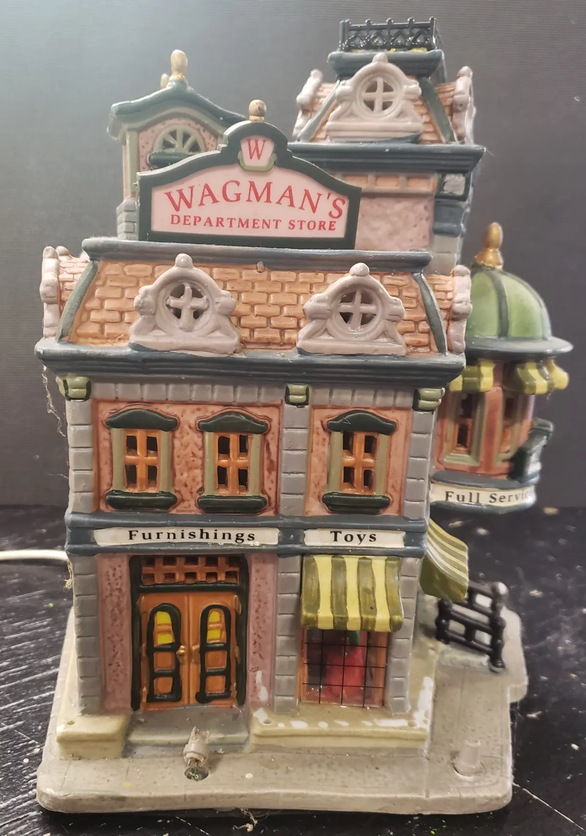 2005 Lemax Wagman's Department Store Ceramic Building 1