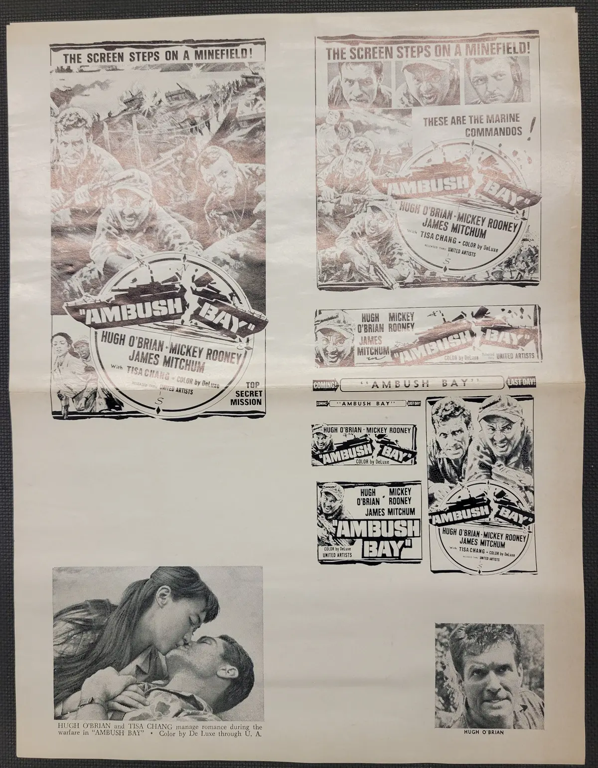 "Ambush Bay" Original Movie Ad Clip Art Print 1