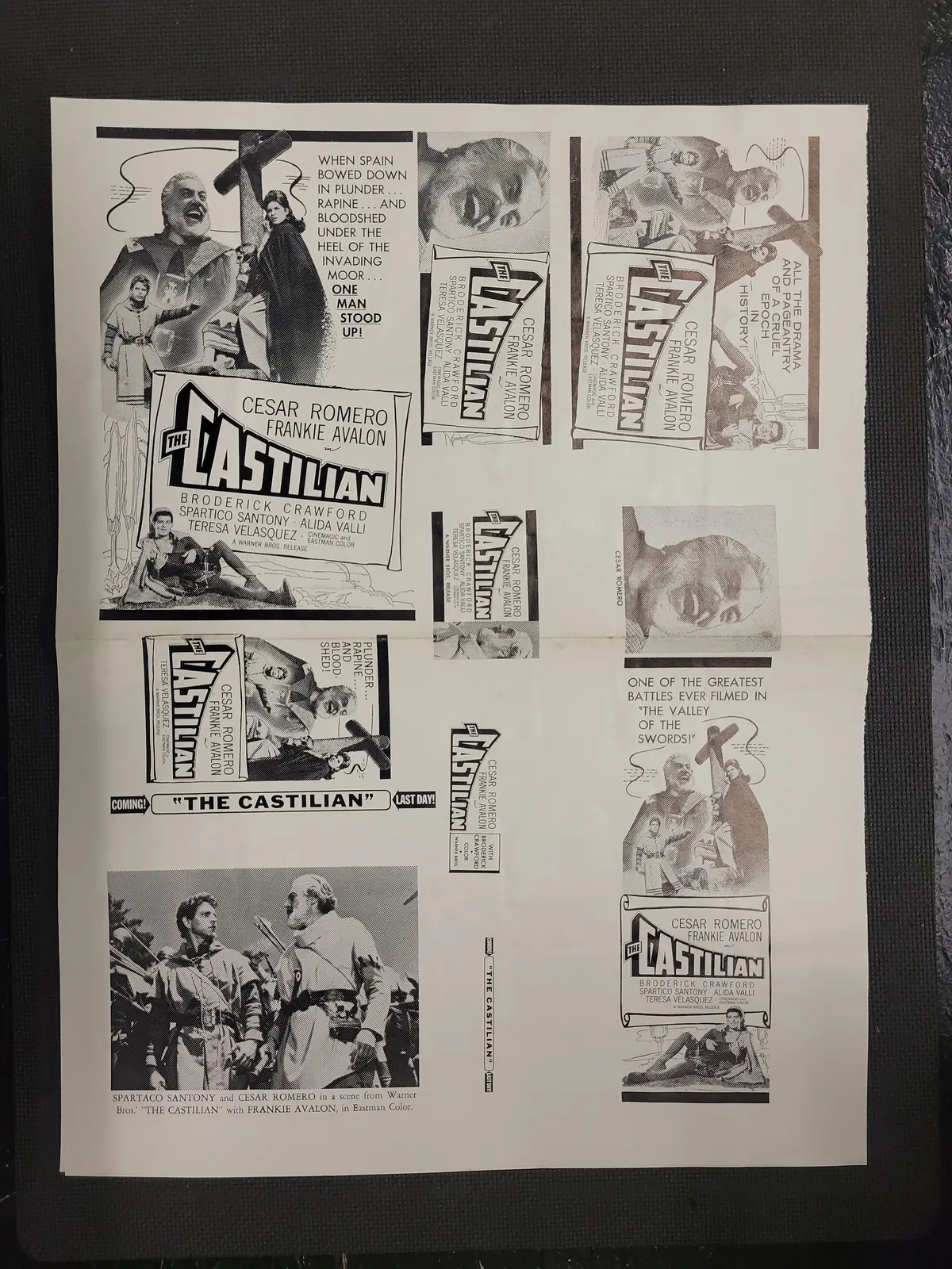 "Castilian" Original Movie Ad Clip Art Print 1