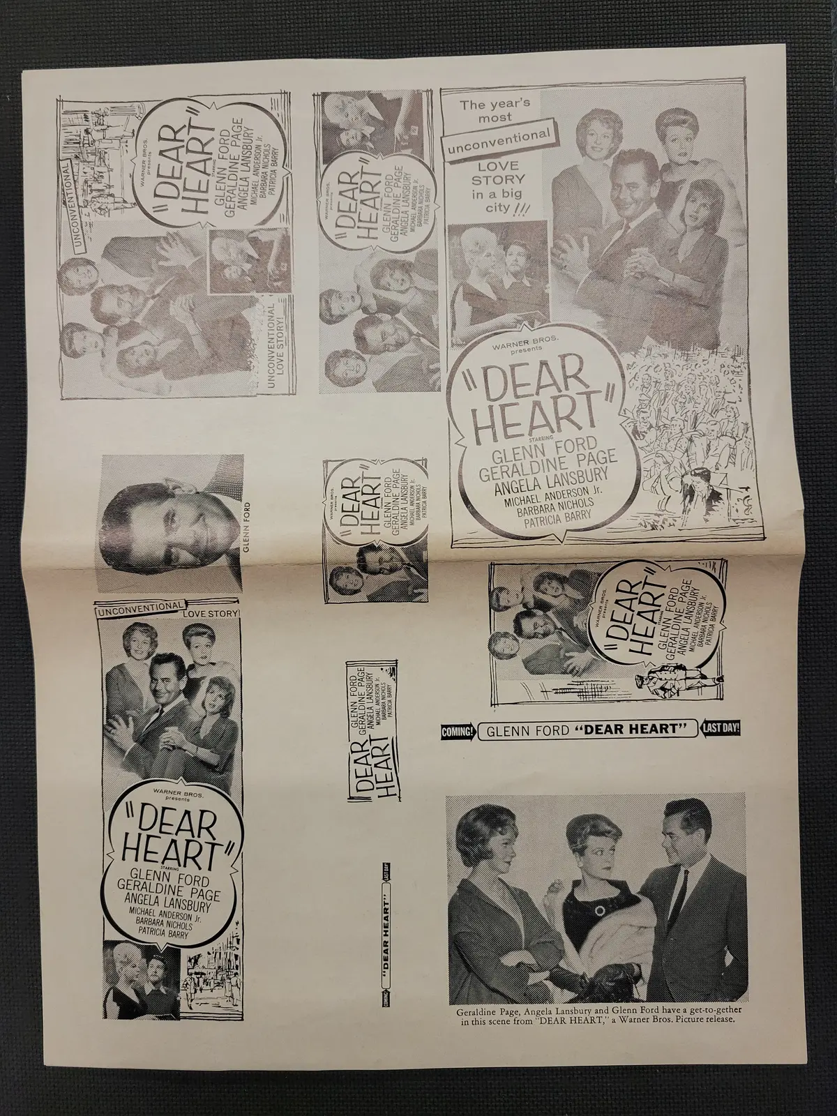 "Dear Heart" Original Movie Ad Clip Art Print 1