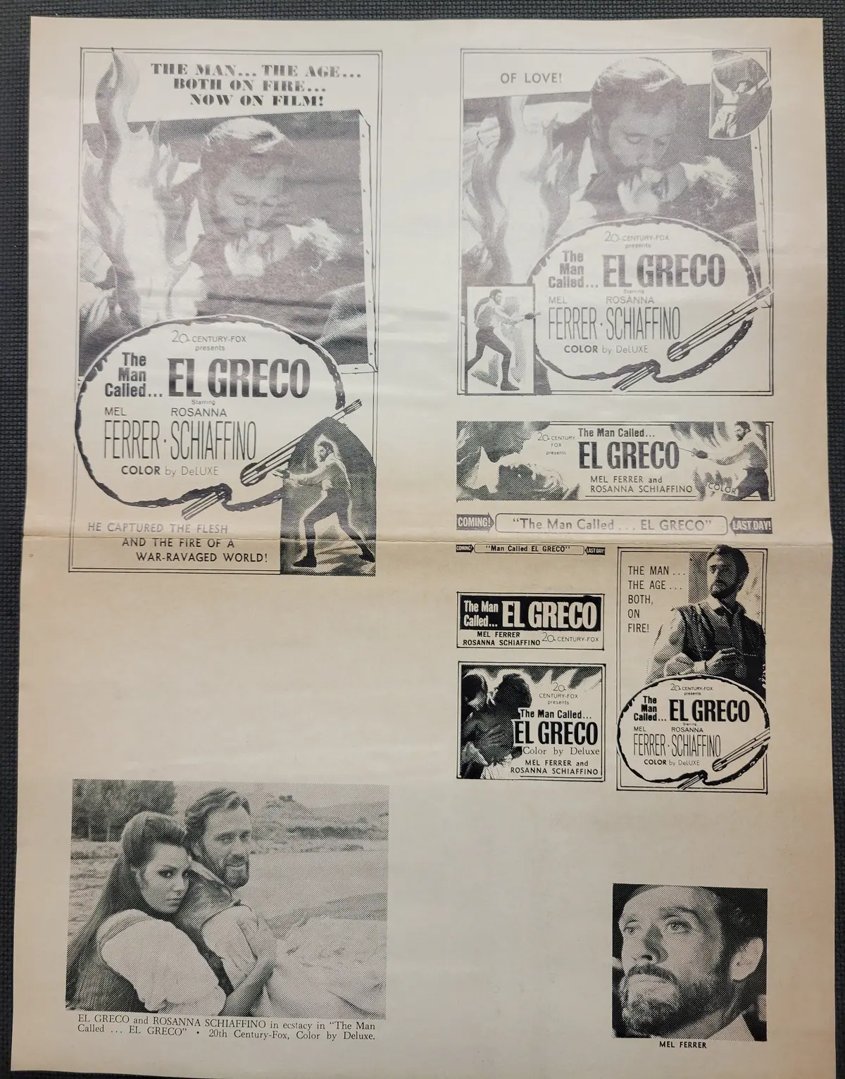 "Enter Laughing" Original Movie Ad Clip Art Print 1