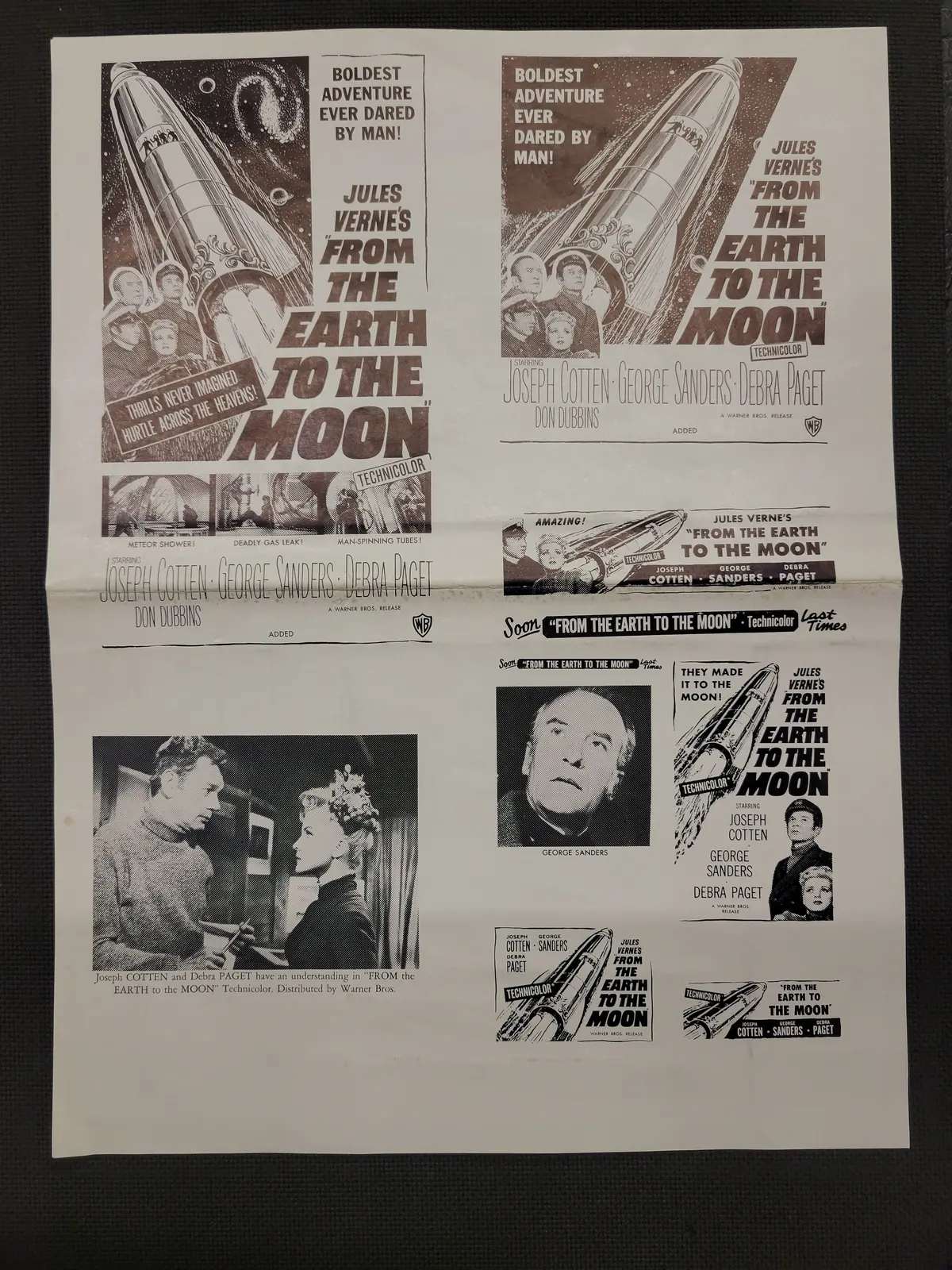 "From The Earth To The Moon" Original Movie Ad Clip Art Print 1