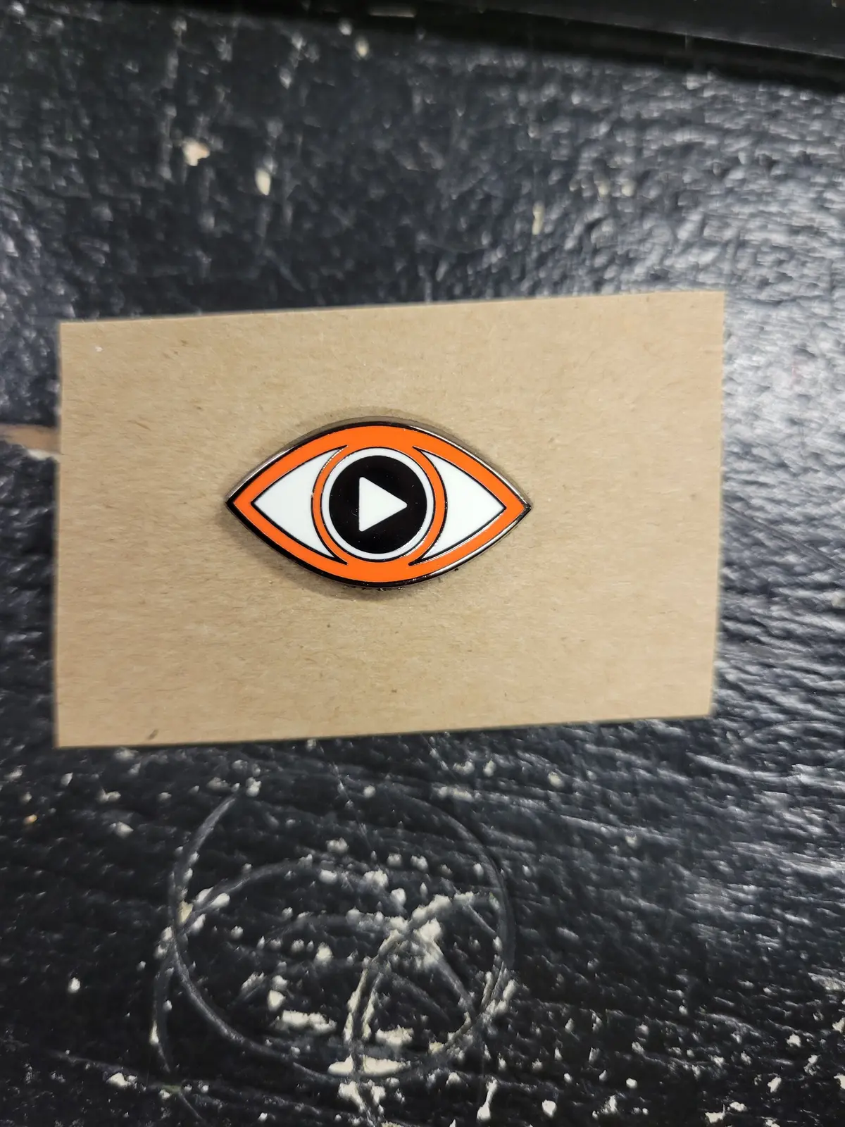 Loot Crate Play Button Eye Pin 1